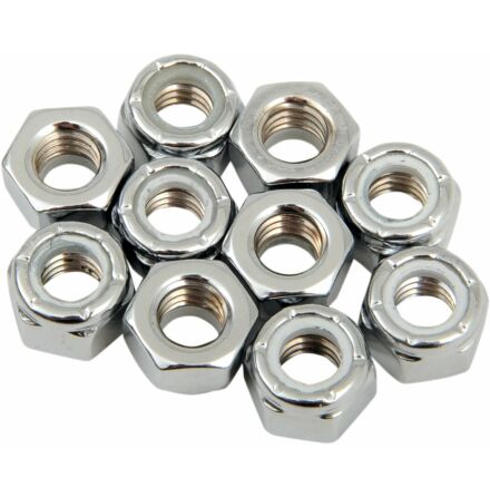 Nylon Insert Nut 5/16-18 Chrome