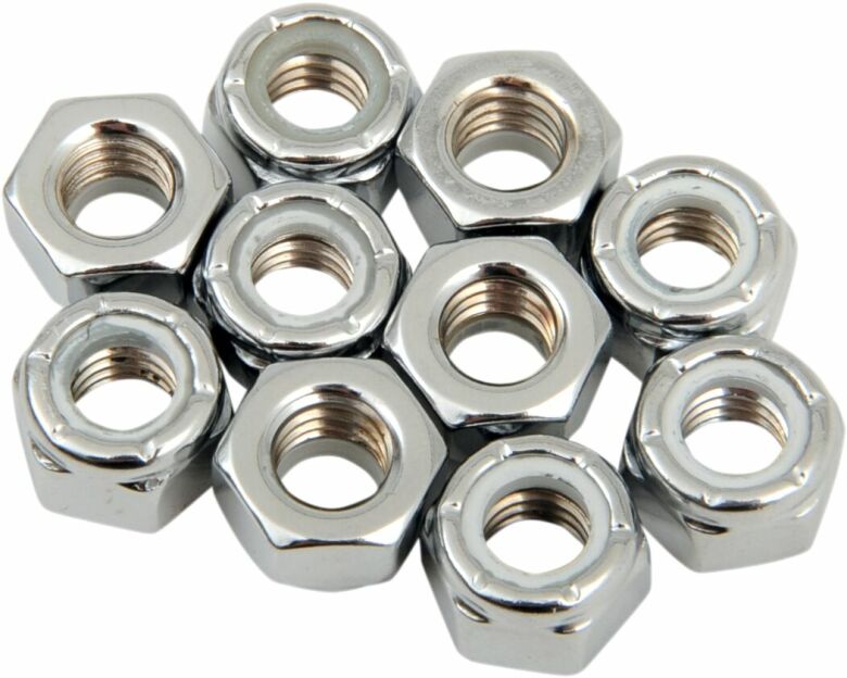 Nylon Insert Nut 5/16-18 Chrome