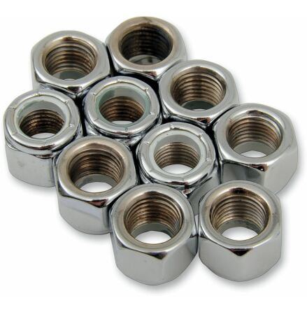 Nylon Insert Nut 3/8-24 Chrome