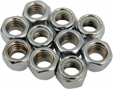 Nylon Insert Nut 7/16-14 Chrome