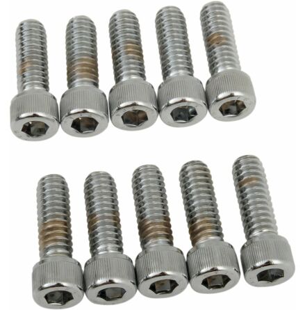 Socket-Head Bolt 1/4-20X0.75 Knurled Chrome