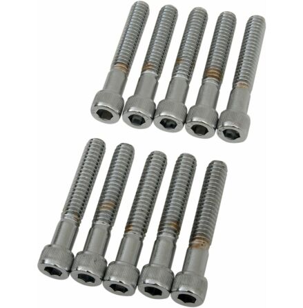 Socket-Head Bolt 1/4-20X1.5 Knurled Chrome