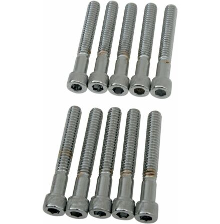 Socket-Head Bolt 1/4-20X1.75 Knurled Chrome