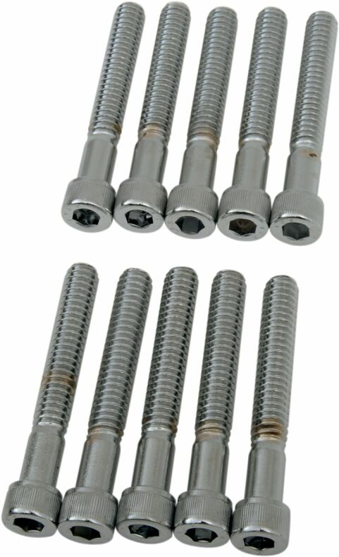 Socket-Head Bolt 1/4-20X1.75 Knurled Chrome