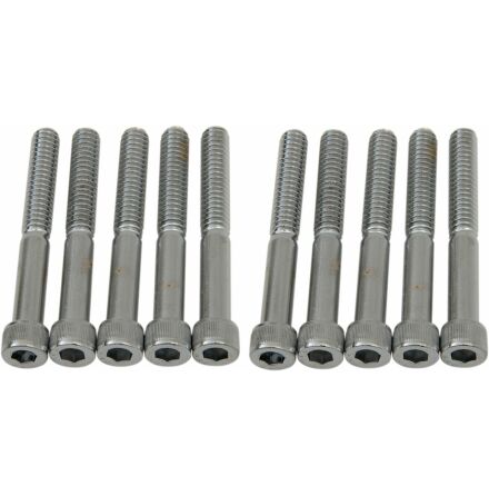 Socket-Head Bolt 1/4-20X2 Knurled Chrome