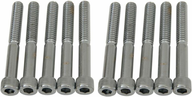 Socket-Head Bolt 1/4-20X2 Knurled Chrome