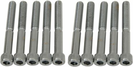 Socket-Head Bolt 1/4-20X2 Knurled Chrome