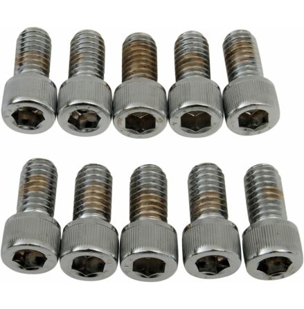 Socket-Head Bolt 5/16-18X0.625 Knurled Chrome