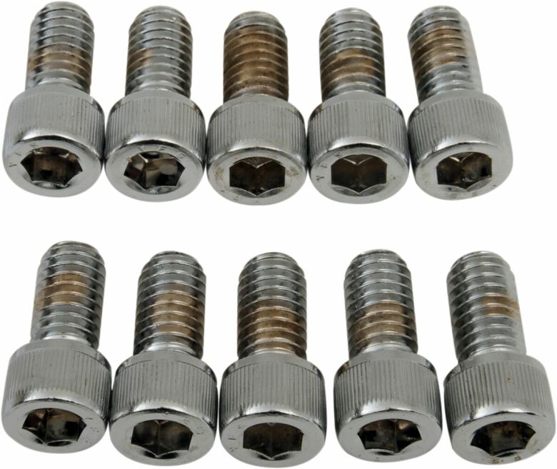 Socket-Head Bolt 5/16-18X0.625 Knurled Chrome