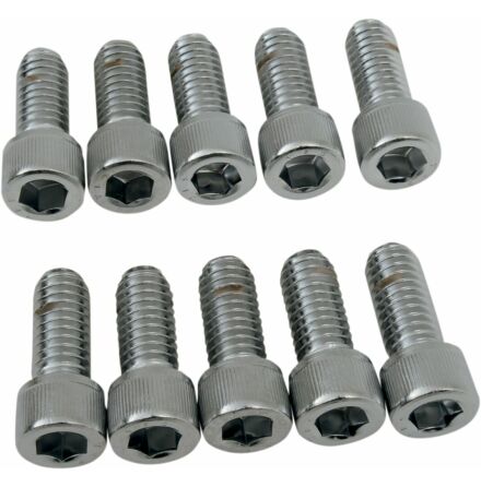 Socket-Head Bolt 5/16-18X0.75 Knurled Chrome