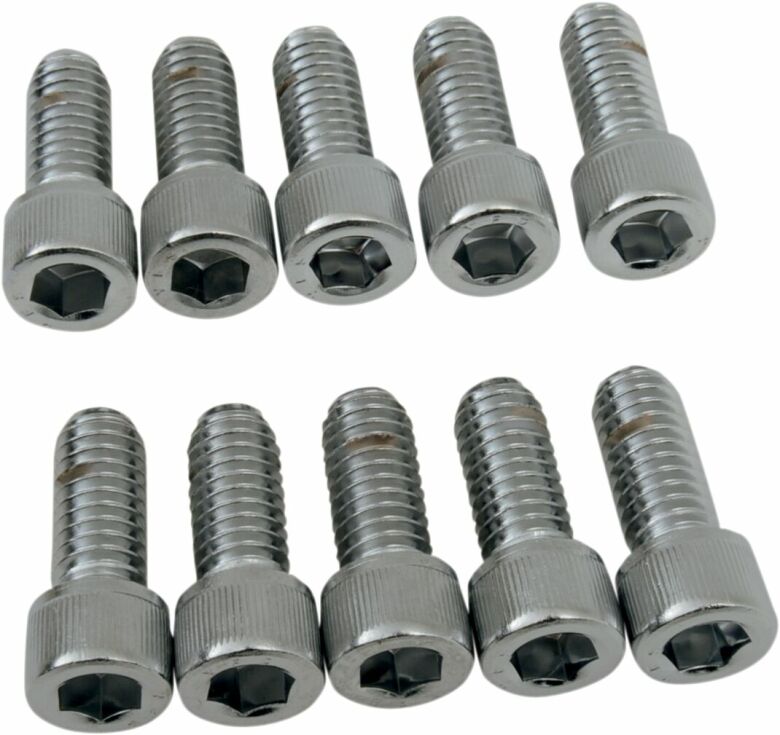 Socket-Head Bolt 5/16-18X0.75 Knurled Chrome