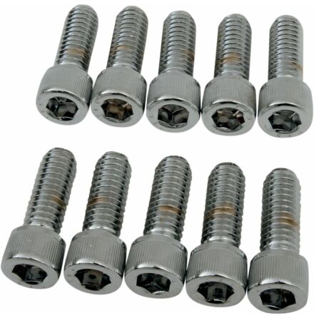 Socket-Head Bolt 5/16-18X0.875 Knurled Chrome