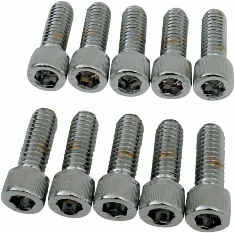 Socket-Head Bolt 5/16-18X0.875 Knurled Chrome