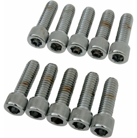 Socket-Head Bolt 5/16-18X1 Knurled Chrome