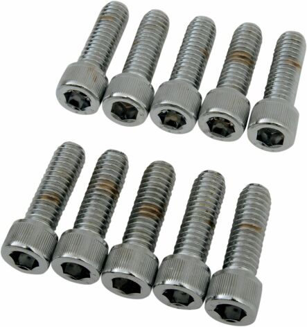 Socket-Head Bolt 5/16-18X1 Knurled Chrome