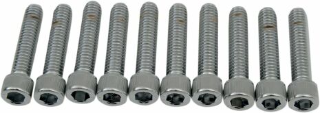 Socket-Head Bolt 5/16-18X1.5 Knurled Chrome