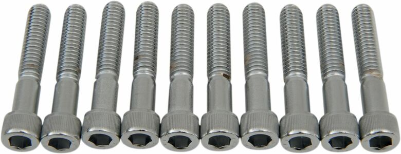 Socket-Head Bolt 5/16-18X1.75 Knurled Chrome