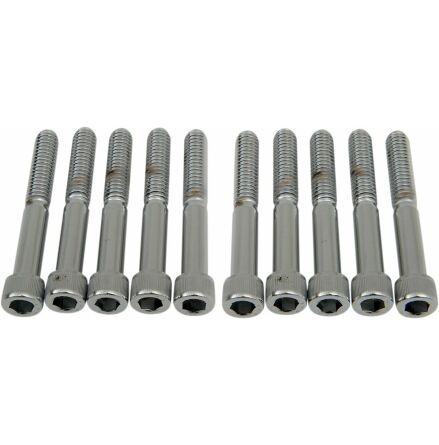 Socket-Head Bolt 5/16-18X2.25 Knurled Chrome