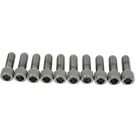 Socket-Head Bolt 3/8-16X1 Knurled Chrome