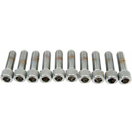 Socket-Head Bolt 3/8-16X1.25 Knurled Chrome