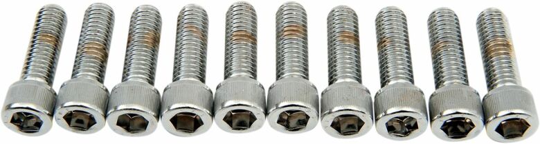 Socket-Head Bolt 3/8-16X1.25 Knurled Chrome