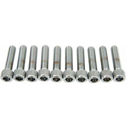 Socket-Head Bolt 3/8-16X1.5 Knurled Chrome