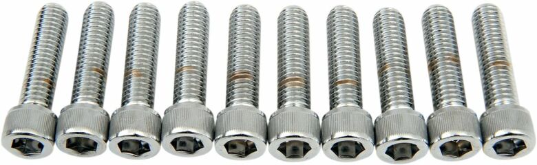 Socket-Head Bolt 3/8-16X1.5 Knurled Chrome