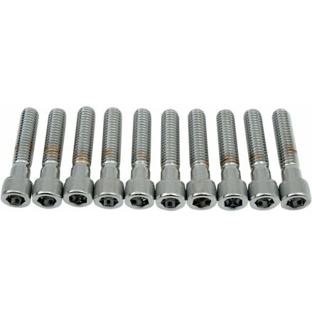 Socket-Head Bolt 3/8-16X1.75 Knurled Chrome