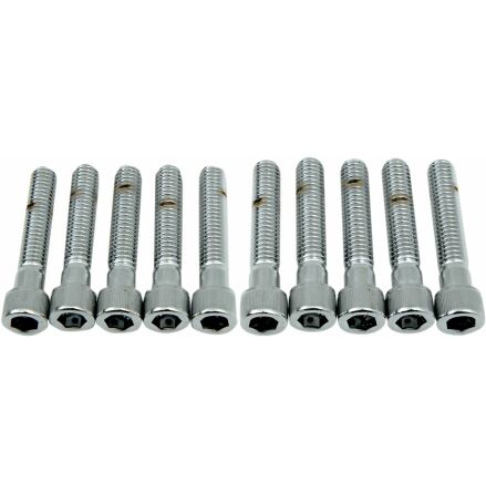 Socket-Head Bolt 3/8-16X2 Knurled Chrome