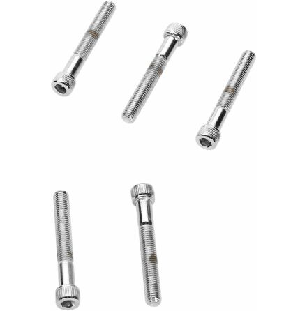 Socket-Head Bolt 1/4-28X1.25 Knurled Chrome