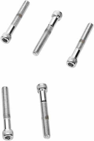 Socket-Head Bolt 1/4-28X1.25 Knurled Chrome