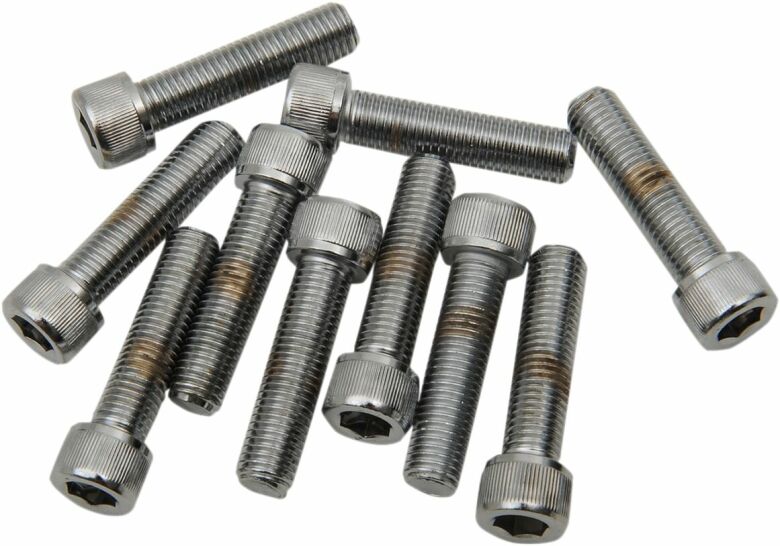 Socket-Head Bolt 5/16-24X1 Knurled Chrome