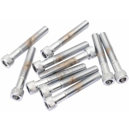 Socket-Head Bolt 5/16-24X1.75 Knurled Chrome