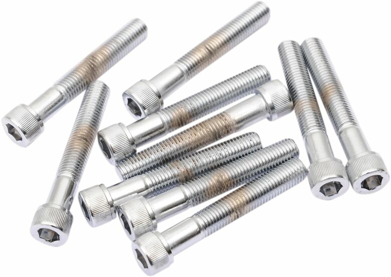 Socket-Head Bolt 5/16-24X1.75 Knurled Chrome