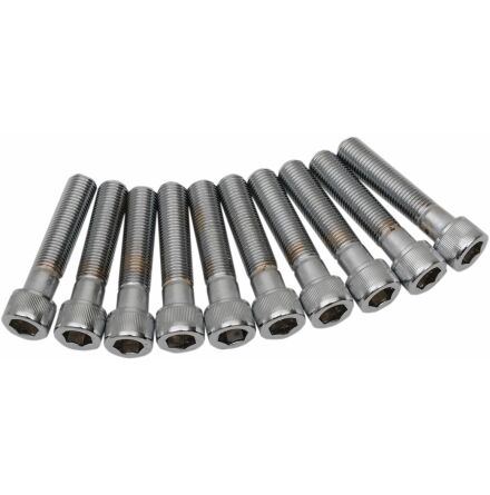 Socket-Head Bolt 3/8-24X1.5 Knurled Chrome