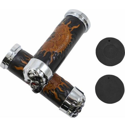 Chr Skull Grip W/Red Eyes