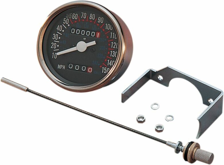 Dashmount Speedo 3.125" 150Mph 2:1