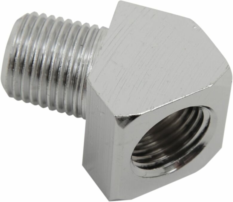 Oil Gauge Fitting 45 1/8"-Male/Female Npt