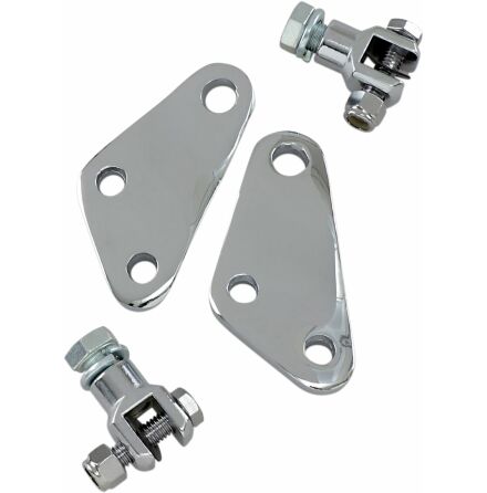 Passenger Footpeg Bracket Set W/ Clevis Chrome