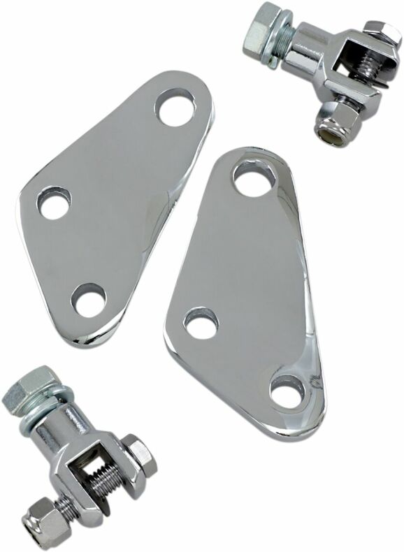 Passenger Footpeg Bracket Set W/ Clevis Chrome