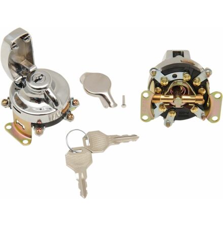 Ignition Switch Chrome 5-Terminal