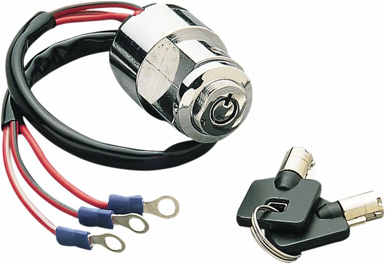 Ignition Switch W/ Round Key Off/Ign/Ign+Light-Position