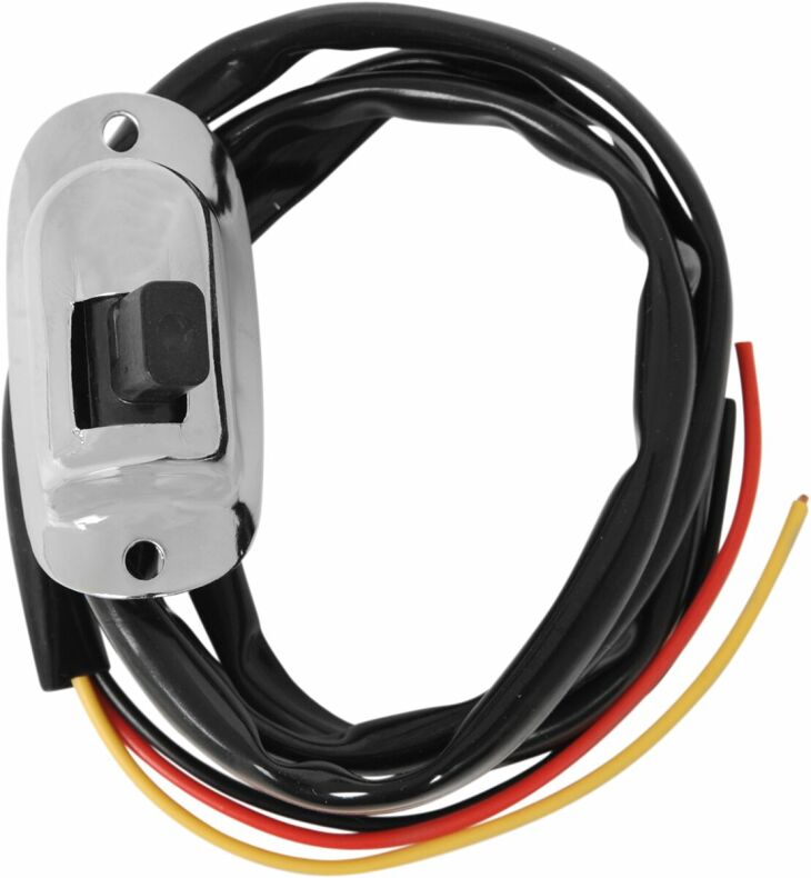 Handlebar Switch W/Wires Chrome