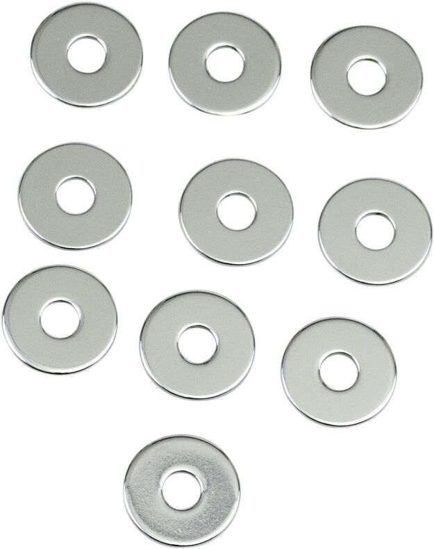 Flat Washer 0.34375"I.D. 0.078125" Thickness Chrome