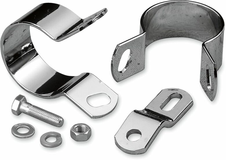 Midway Exhaust Mount Clamp Chrome