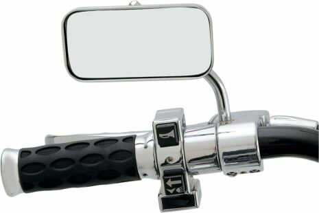 Mirror Rectangular 2"X4.25" W/ Adjustable Stem Chrome