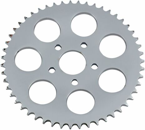 Rear Chain Sprocket Dished 51T Steel/Chrome