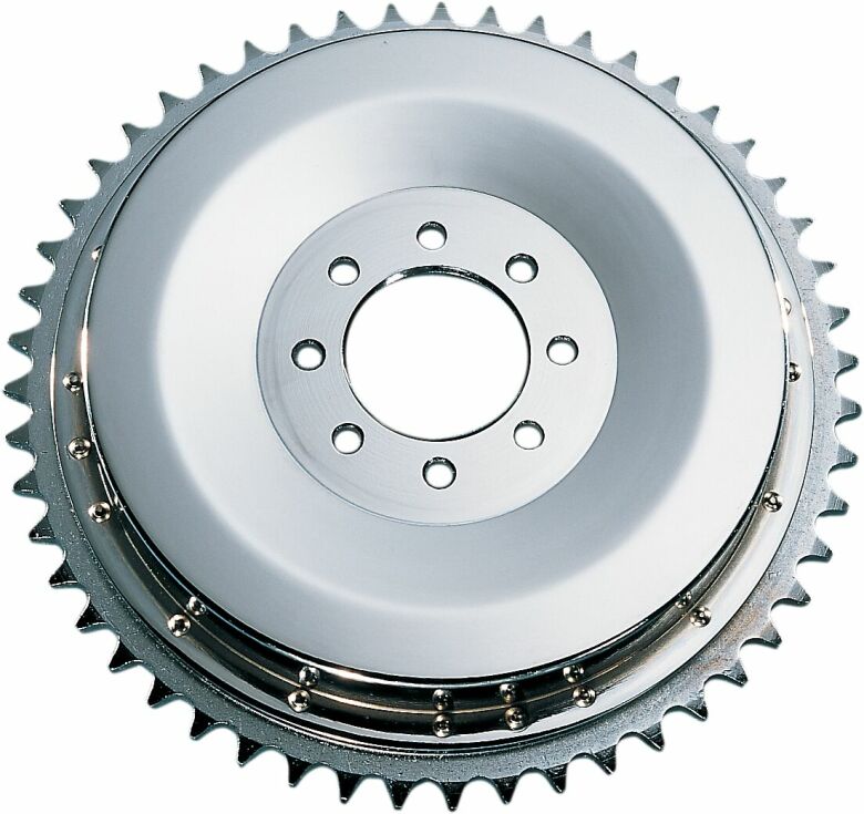 Brake Drum/Sprocket Set F/Xl54-78 Chrome