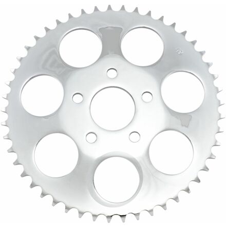 Rear Chain Sprocket Dished 49T Steel/Chrome