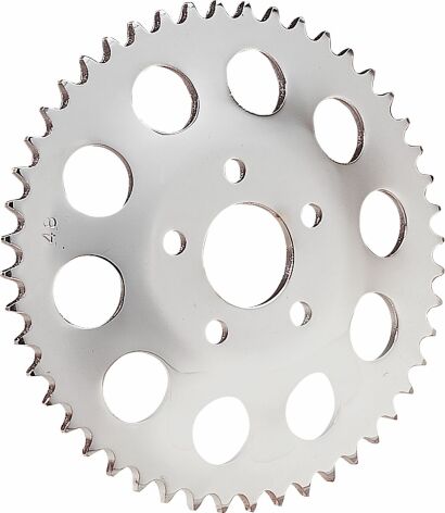 Rear Chain Sprocket Offset 0.462" 48T Steel/Chrome